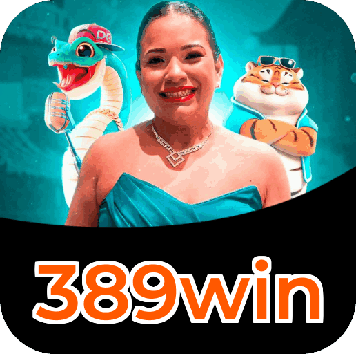 Interface do aplicativo 389win mostrando jogos disponíveis no iOS e Android
